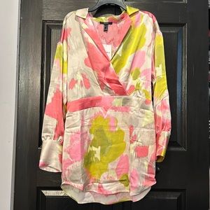 Women’s Pink & Lime Blazer Dress